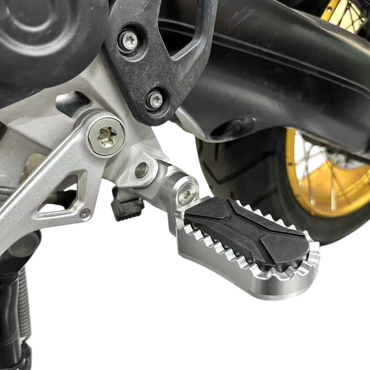 Motorcycle Footrest Peg Rubber Cover Aluminum For BMW R1200GS R1250GS LC ADV