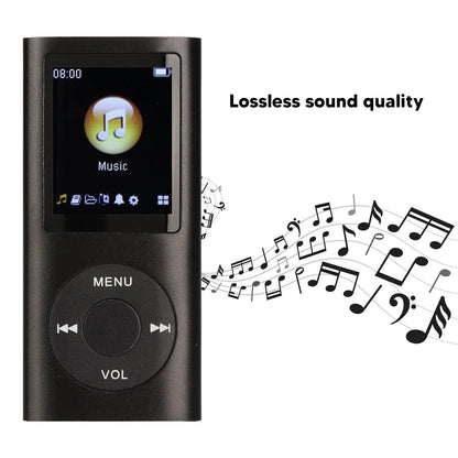 1.8" LCD MP3 Music Player Slim Portable Lossless Sound Multi-Function