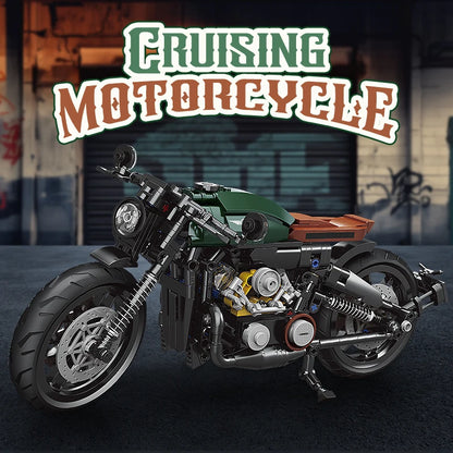 Classic 1:8 Super Motorbike Building Bricks Sets City Racer Motorcycle Technical Blocks Toys Gifts for Kids Boys Adult 600+pcs-EXPROTAS