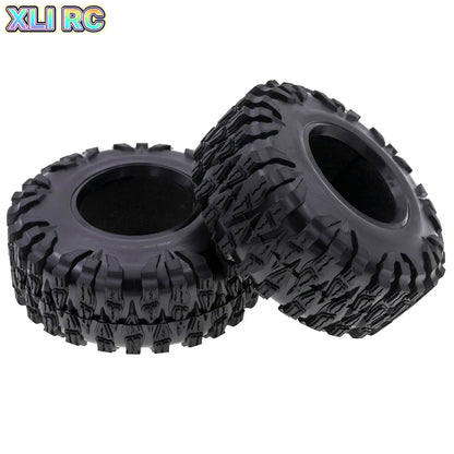 4Pcs Rubber Tire 2.2" for 1/10 RC Crawler Axial SCX10 TRX4 Wheels