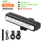 LED Bike Light 8000mAh Front Rechargeable Waterproof USB Torch Lamp