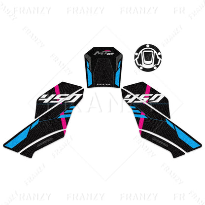 3M Motorcycle Fuel Tank Pad Anti Slip Decals for CFMOTO 450MT 2024