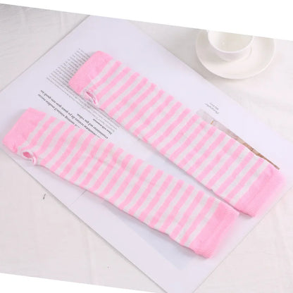 Warm Winter Gloves Fingerless Long Knitted Mittens for Men Women