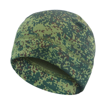 Men Women Winter Fleece Beanie Hat, Windproof Tactical Military Skull Cap for Hiking Hunting