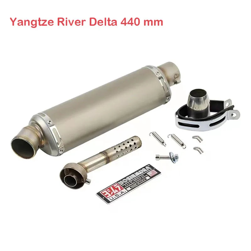 38-51MM Universal yoshimura Motorcycle Exhaust Muffler Pipe Escape For BMW Yamaha Kawasaki-EXPROTAS