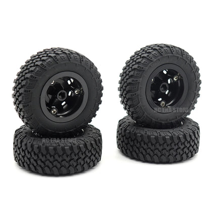 73mm Off-Road RC Tires Wheels 5mm Hex for MN99S MN98 MN82 WPL C24 B36 JJRC Q75 Truck