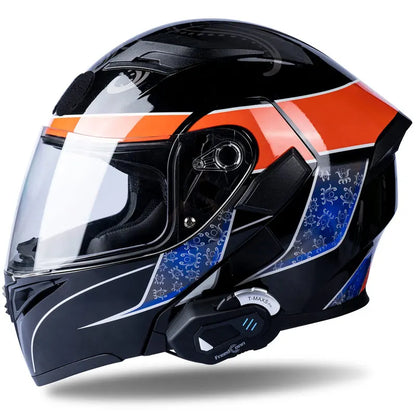 FreedConn Motorcycle Helmet Bluetooth Intercom Headset FM Waterproof Music Share