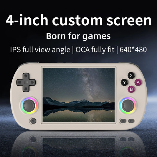 ANBERNIC RG40XX H Console | 4.0" Handheld Game System 64 Bit IPS RGB 5K Games