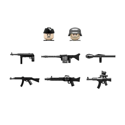 WW2 German Leopard Medium Tank Building Blocks Military Brick Model Educational Toy Gift