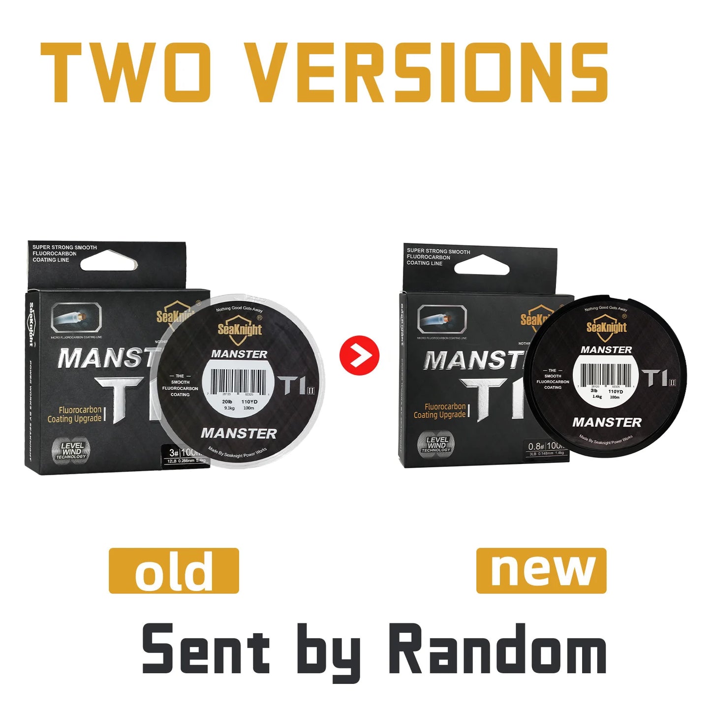 Fishing Line 100M Fluorocarbon Coating SeaKnight Manster 3-100LB
