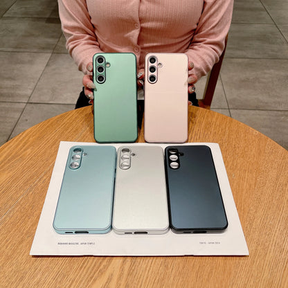 AG Frosted Glass Case for Samsung S20-S25 Edge FE Note20 Ultra A55 A54