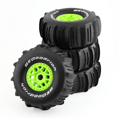 4PCS 1/7 RC Sand Tires 138mm OD 17mm Hex for ARRMA Mojave Traxxas UDR