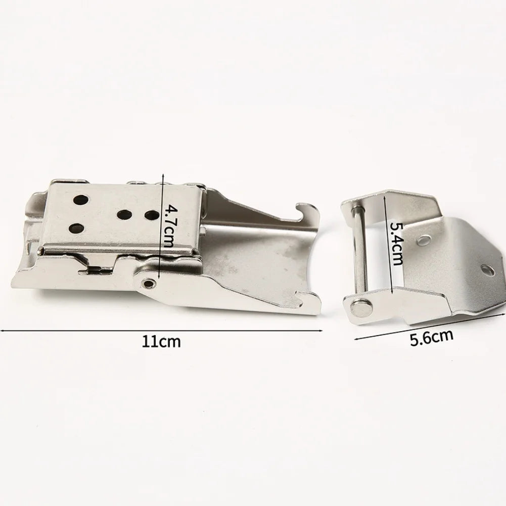 Detachable Stainless Steel Buckle Lock for Motorcycle Trunk with 2 Keys