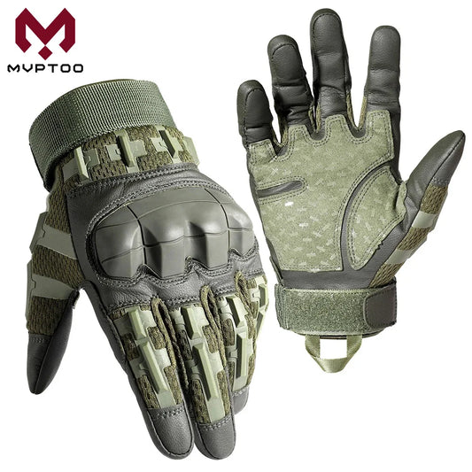 Tactical Full Finger Gloves Touch Screen Military Combat Airsoft Gear