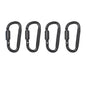 6PCS Outdoor Keychain Clip Carabiner Set for Camping EDC Survival Hiking