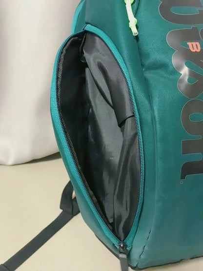 Wilson 2024 Blade V9 Super Tour Tennis Backpack w/ Racket & Shoe Compartments