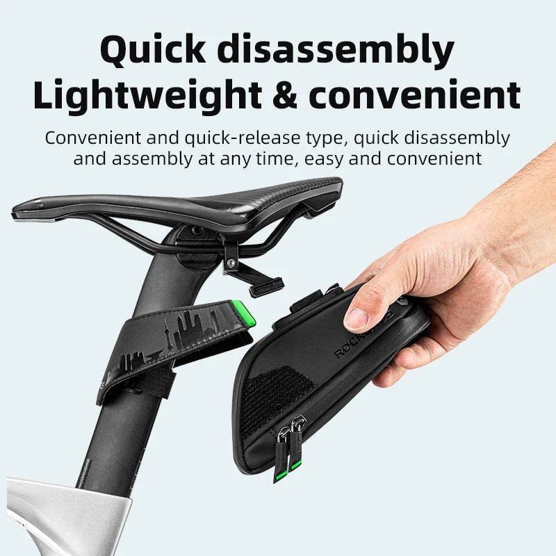 Bike Saddle Bag Waterproof MTB Tail Pannier Seat Pack Bicycle Storage