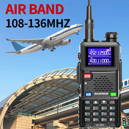 Baofeng UV 5RH 10W Walkie Talkie Long Range Air Band Ham Radio