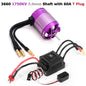 60A Brushless Motor ESC for 1/10 RC Car Drift Racing Waterproof Electric
