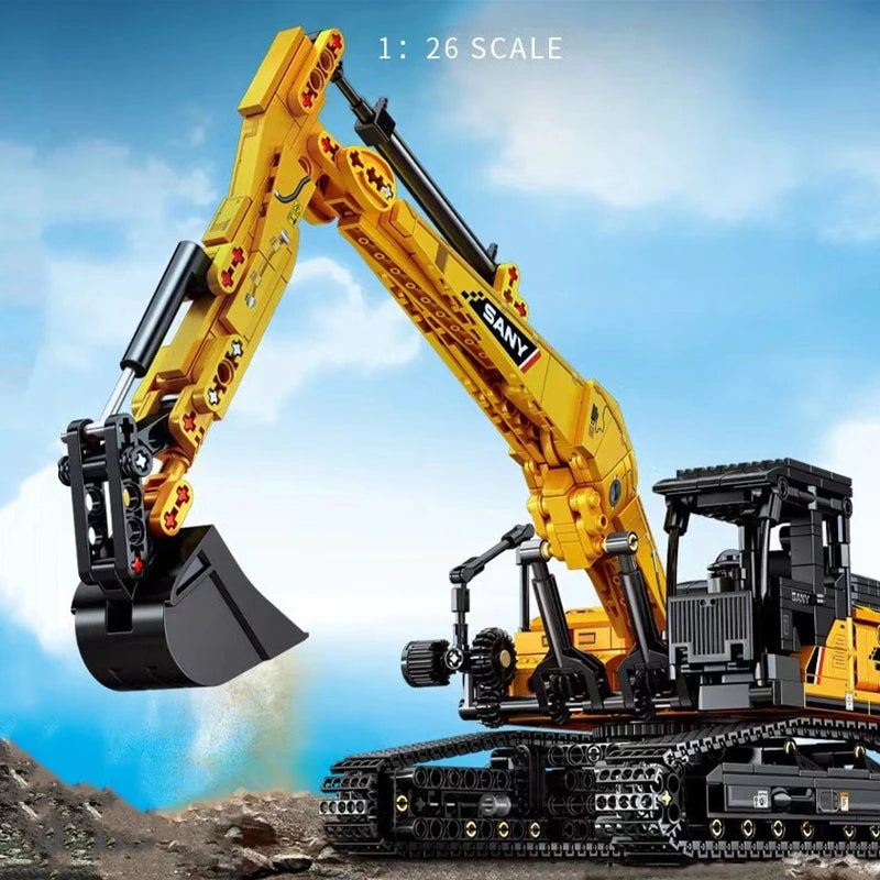SEMBO Excavator Building Blocks 1022pcs City Construction Vehicle MOC Model Toy Gift