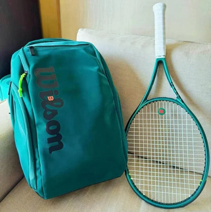 Wilson 2024 Blade V9 Super Tour Tennis Backpack w/ Racket & Shoe Compartments