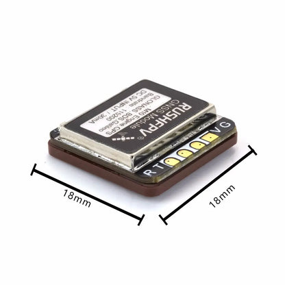 RUSHFPV GNSS MINI M10 UBX NMEA Dual Protocol GPS Module Built-in Ceramic Antenna for RC Airplane FPV Long Range-EXPROTAS
