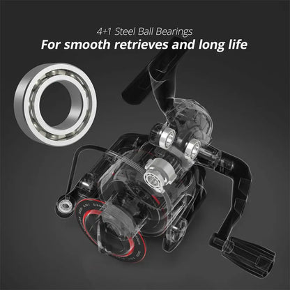 Freshwater Spinning Reel KastKing Brutus 5.2:1 Gear Ratio 8kg Drag Carp