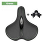 Comfort Wide Bicycle Seat Replacement Bike Saddle for Men Women Indoor Outdoor