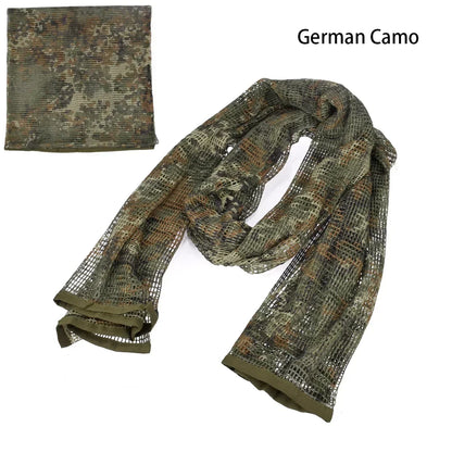Veil Camo Mesh Scarf for Outdoor Camping Hiking Hunting Activities
