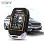 SPY Two Way Car Alarm System Full Set Immobilization Remote Starter Keyless Entry Automotive Smart Start Stop Button Lock Kit-EXPROTAS