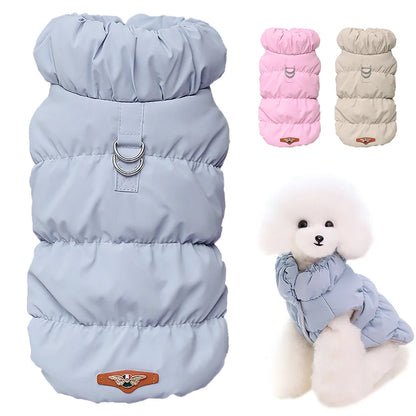 Warm Dog Clothes Winter Coat Jacket Fleece Vest for Small Medium Pets