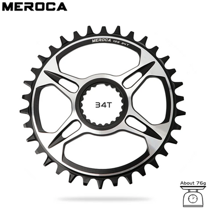 MEROCA 0mm Offset Narrow Wide Chainring for Shimano 12S M7100 M8100 M9100 - EXPROTAS