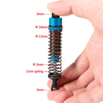 4Pcs Adjustable Oil Filled Shocks 52-120mm 1/10 RC Buggy Truggy Drift Car