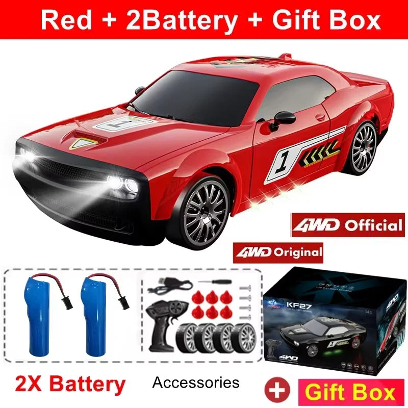 4WD Drift Car Remote Control RC Racing Truck 4x4 GTRPRO Toy for Kids Adults