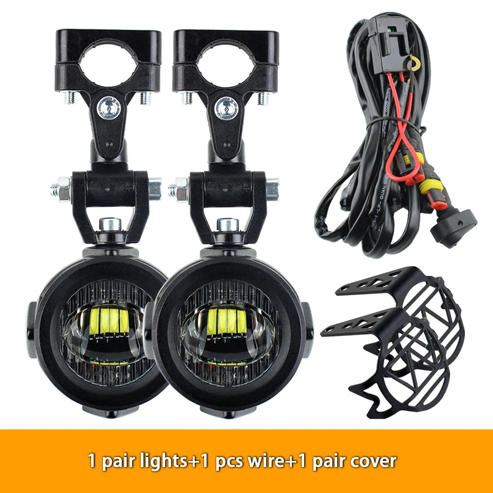Upgrade Motorcycle fog light Auxiliary Lights Brighter Lamp 40W 6000K for BMW R1200GS F800GS F700GS F650 K1600-EXPROTAS