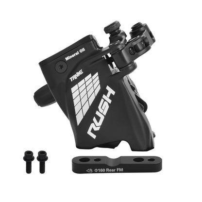 TANKE Line Pulling Oil Pressure Calipers Hydraulic Disc Brake  Road Bike Brake Set RUSH Front Rear 160MM Scooter Bicycle Parts-EXPROTAS