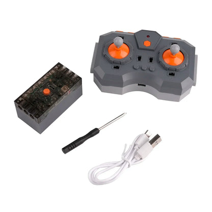 Lithium Battery Box 8-Way Remote Control MOC Building Blocks 6.0 Set