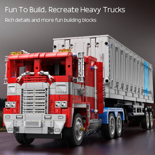 2073PCS Optimuss Primes Truck Building Blocks Set Vehicle Gift Toy Car Robot Toys Anime Toy for Kids Adult Christmas-EXPROTAS