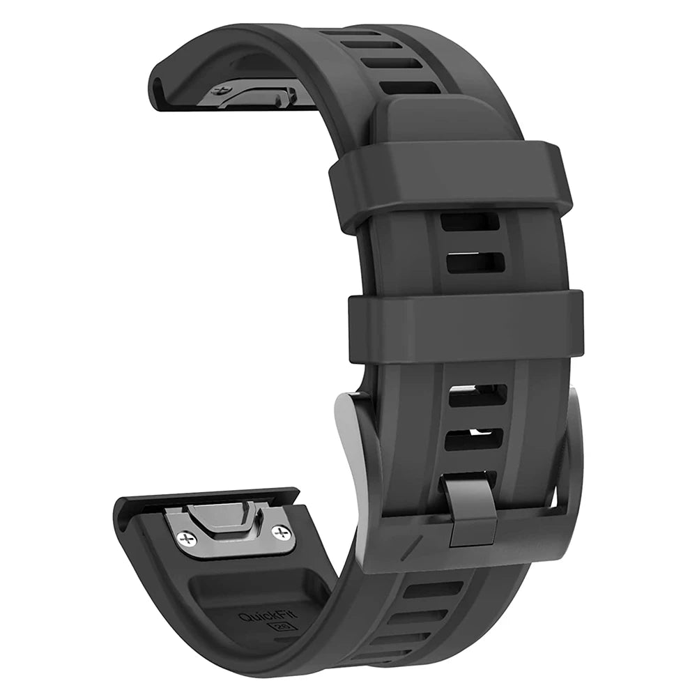 Silicone Strap for Garmin Fenix 7 7X 6X Pro 22mm 26mm Watch Band