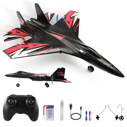 SU35 RC Plane FX620 FX820 2.4G Remote Control Flying Model Glider Airplane With LED Lights Aircraft Foam Toys For Children Gifts-EXPROTAS
