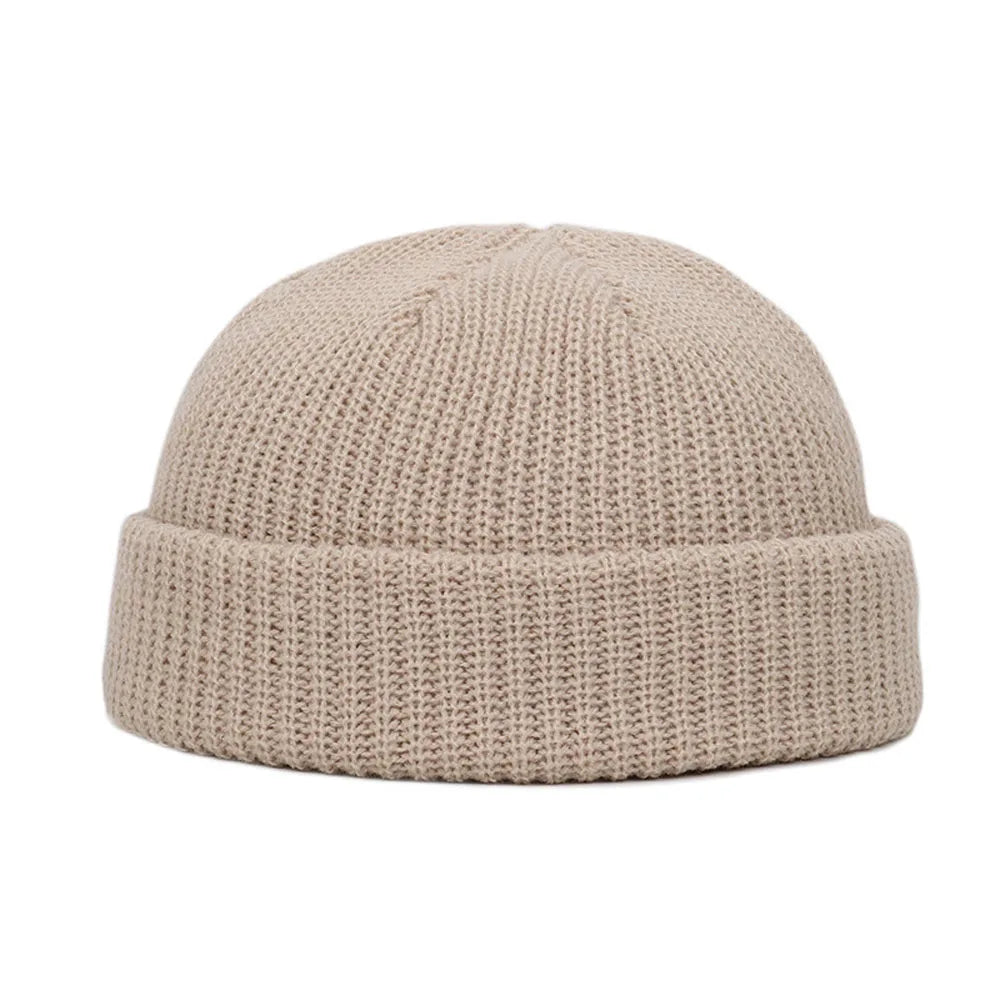 Winter Warm Beanies Wool Knitted Hat Casual Unisex Adult Men Female