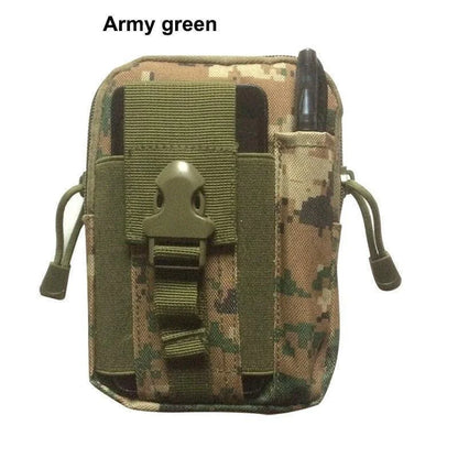 Mobile Phone Case Pouch Waist Bag Waterproof Nylon Multifunction Casual Men Waist Pack Male Small Bag-EXPROTAS