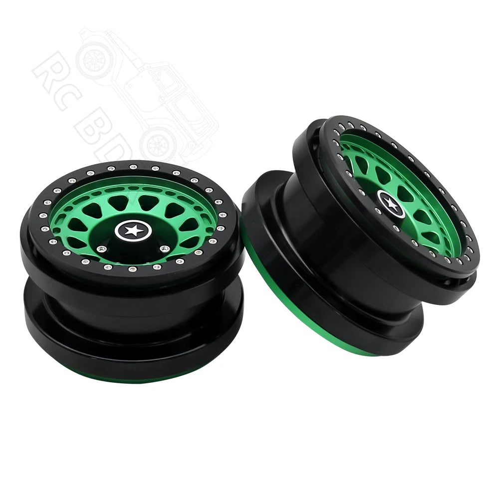 1/6 RC Crawler CNC Aluminum 2.9" Beadlock Wheel for Axial SCX6 - EXPROTAS