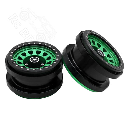 1/6 RC Crawler CNC Aluminum 2.9" Beadlock Wheel for Axial SCX6 - EXPROTAS