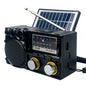 Portable Bluetooth Speaker Solar FM AM SW Radio Rechargeable Player