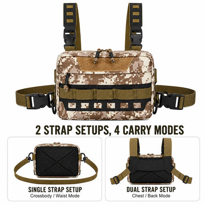 Fishing Waist Bag Waterproof Outdoor Tackle Pack for Hiking Camping