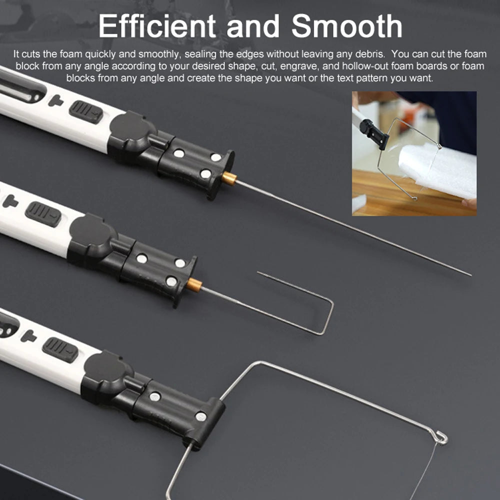 Portable Cordless Foam Cutter Hot Wire Foam Cutter Pen Styrofoam Cutting Tools Kit Electronic Soldering Kit Multifunctional-EXPROTAS