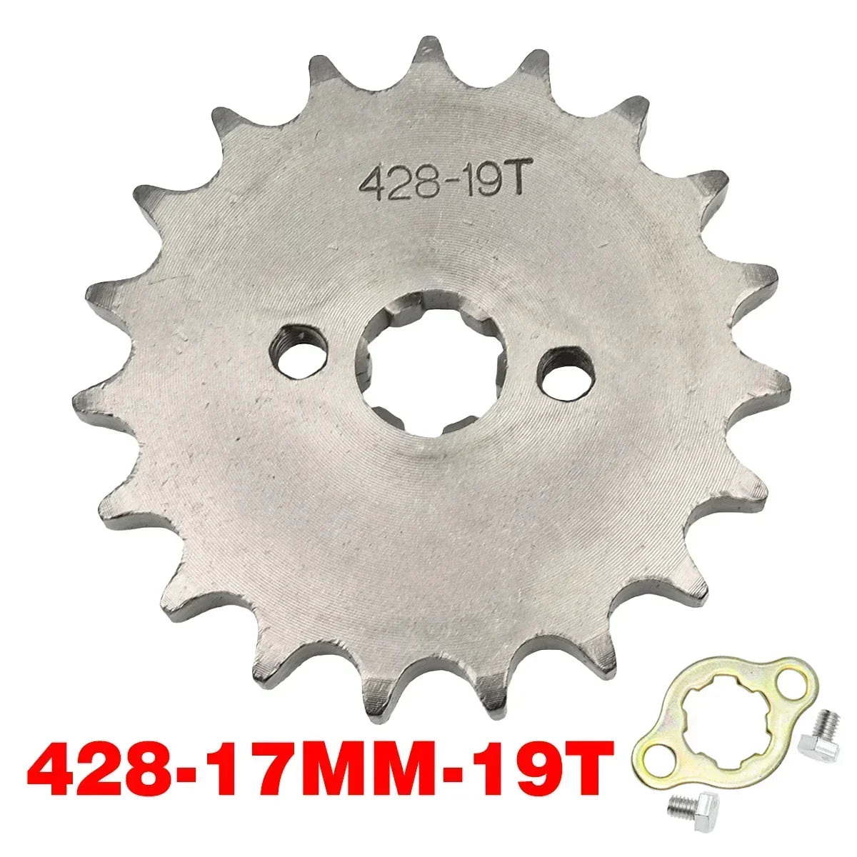 Chain 428# 17mm 20MM 10t 11T 12t 13T 14T 15t 16t 17T 18t 19T Motorcycle Sprocket