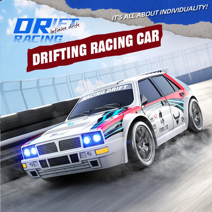 SG204 PRO 1/24 RC Drift Car 4WD LED Light High Speed GTR Racing Remote Toy