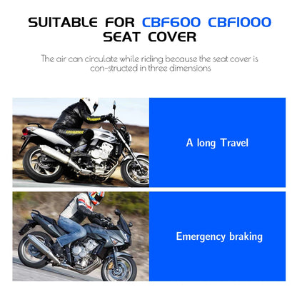 Protective Nylon Saddle Seat Cover Cushion for Honda CBF600 S N CBF1000